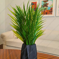 Minimalist Grove Decorative Planter in Matte Black ceramic finish for modern home decor styling.