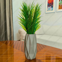 Grove Decorative Planter in Stone Grey finish ceramic flower pot for modern home decor styling