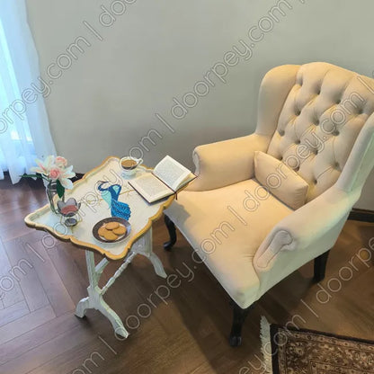 Peacock Royale Folding Tray Table