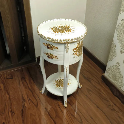 Meadow Mist Round Wooden Table