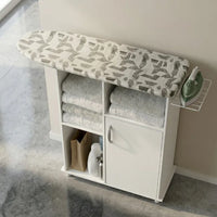 IronMaiden Plus - Space Saving Ironing Board with Storage Cabinet