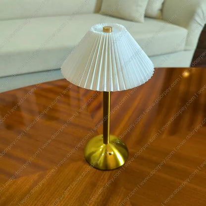 Elegant Lumière Cordless Table Lamp with a portable minimalist design for modern home lighting and decor accents