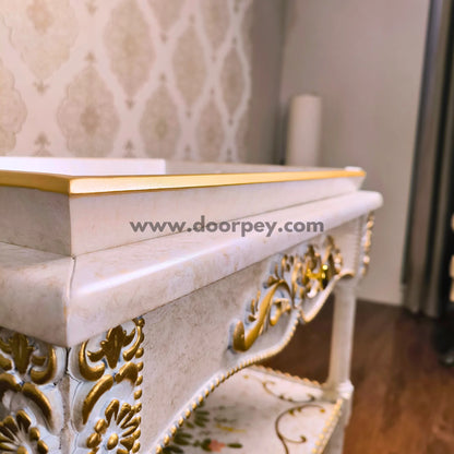 Petal Harmony Trolley - Removable Tray Top & Drawer