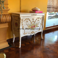 Petal Serenade - Wooden Dresser