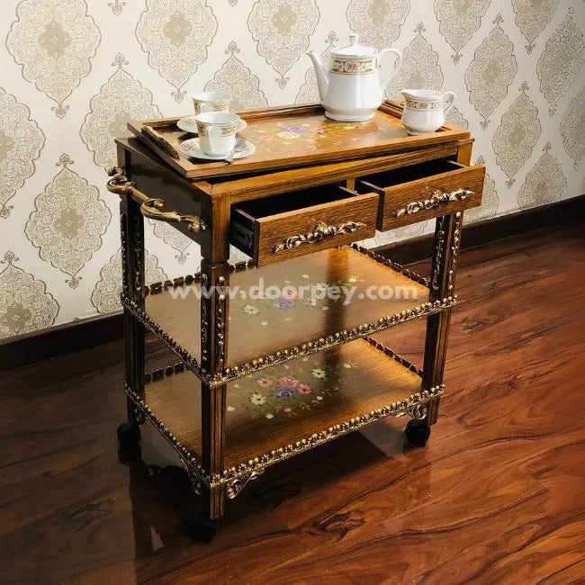 Petal Triple Harmony - Removable Tray Top &  Two Drawers