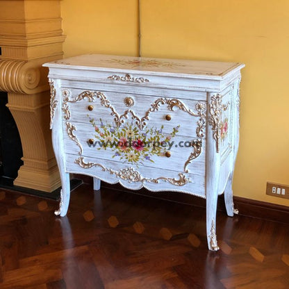 Petal Serenade - Wooden Dresser