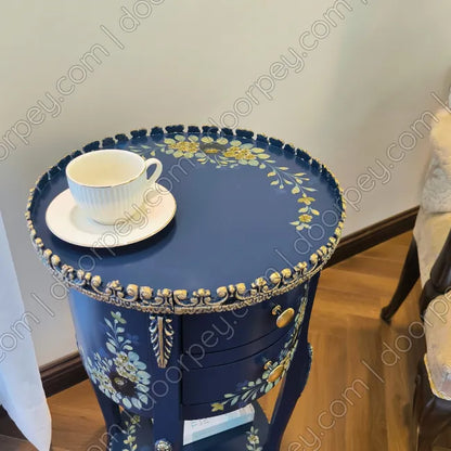 Sapphire Royale Hand Painted Wooden Table