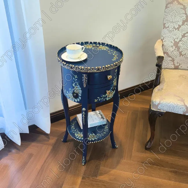 Sapphire Royale Hand Painted Wooden Table