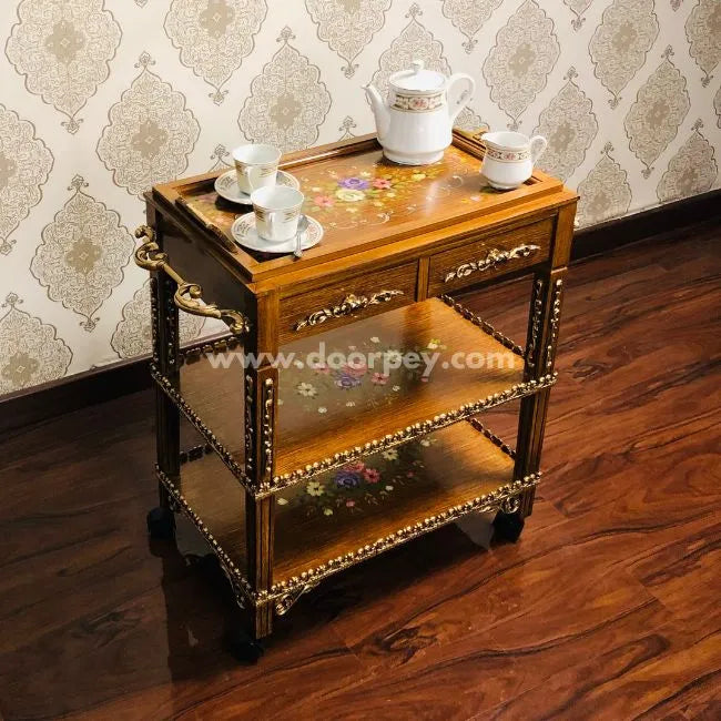 Petal Triple Harmony - Removable Tray Top &  Two Drawers