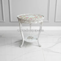 Vivid Bloom - French End Table