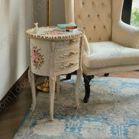 Floral Heirloom Wooden Table