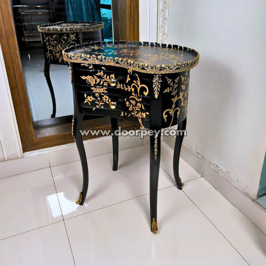 Forest Fern Kidney Wooden Table