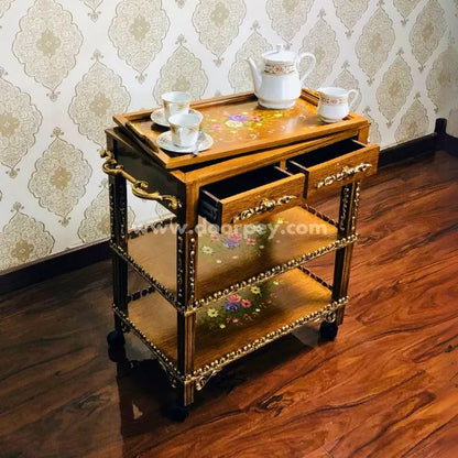 Petal Triple Harmony - Removable Tray Top &  Two Drawers