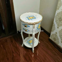 Daisy Delight Wooden Table