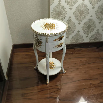 Meadow Mist Round Wooden Table