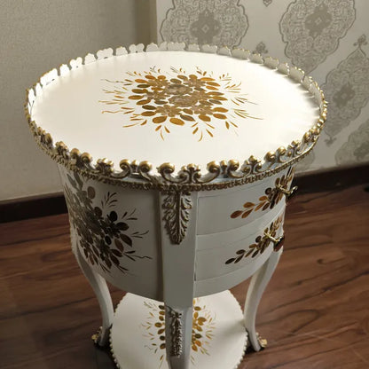 Meadow Mist Round Wooden Table