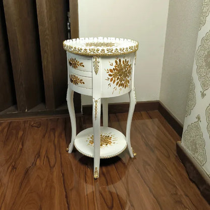 Meadow Mist Round Wooden Table