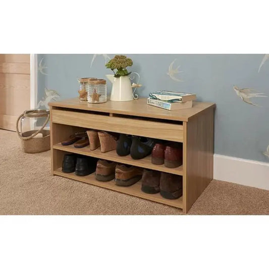 Buy Elevate and Organize | 3-in-1 Shoe Storage Rack with Seat  online on doorpey.com Get other furniture and home decor items delivered to your door. Cash on delivery and nation-wide delivery available