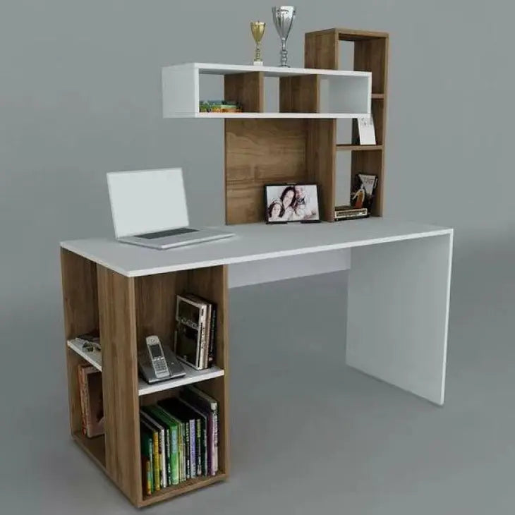 Buy SmartStudy - Versatile Home Office Desk with Book Shelves  online on doorpey.com Get other furniture and home decor items delivered to your door. Cash on delivery and nation-wide delivery available