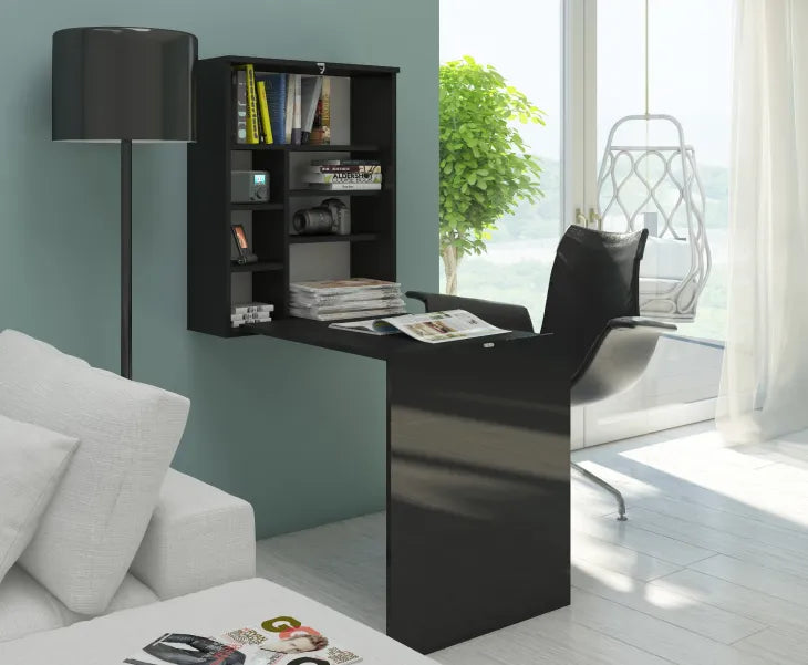 Buy FlexiFold Wall-Mounted Folding Desk | Space-Saving Transformer Desk  online on doorpey.com Get other furniture and home decor items delivered to your door. Cash on delivery and nation-wide delivery available
