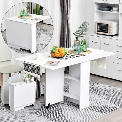 Buy lexiSpace Plus - Expandable Folding Dining Table | Multi-functional Kitchen Desk  online on doorpey.com Get other furniture and home decor items delivered to your door. Cash on delivery and nation-wide delivery available