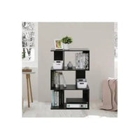 Buy Sleek Noir Deco Book Rack | Contemporary MDF Design  online on doorpey.com Get other furniture and home decor items delivered to your door. Cash on delivery and nation-wide delivery available