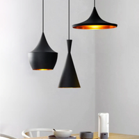Round Base 3 in 1 Vintage Hanging Light