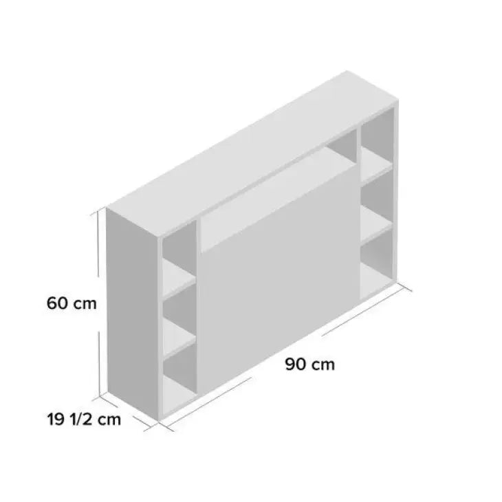 Buy FlexiSpace - Foldable Wall-Mounted Desk with Display Shelves  online on doorpey.com Get other furniture and home decor items delivered to your door. Cash on delivery and nation-wide delivery available