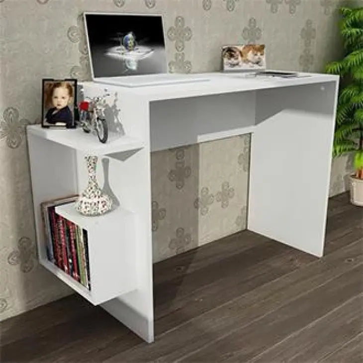 Buy ElevatePlus - Contemporary White Study and Computer Table  online on doorpey.com Get other furniture and home decor items delivered to your door. Cash on delivery and nation-wide delivery available