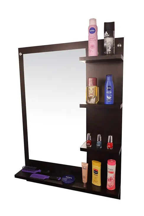 Agatha Wall Dressing Mirror With Shelves
