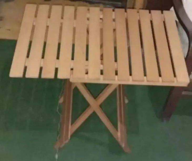 Buy Coastal Breeze Foldable Table | Space-Saving Beach Wood Folding Table  online on doorpey.com Get other furniture and home decor items delivered to your door. Cash on delivery and nation-wide delivery available