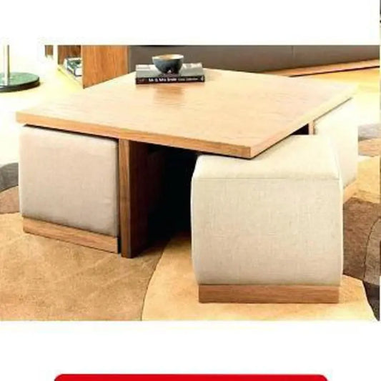Buy Harmony Walnut Dream Table | Modern MDF Dining & Center Table  online on doorpey.com Get other furniture and home decor items delivered to your door. Cash on delivery and nation-wide delivery available