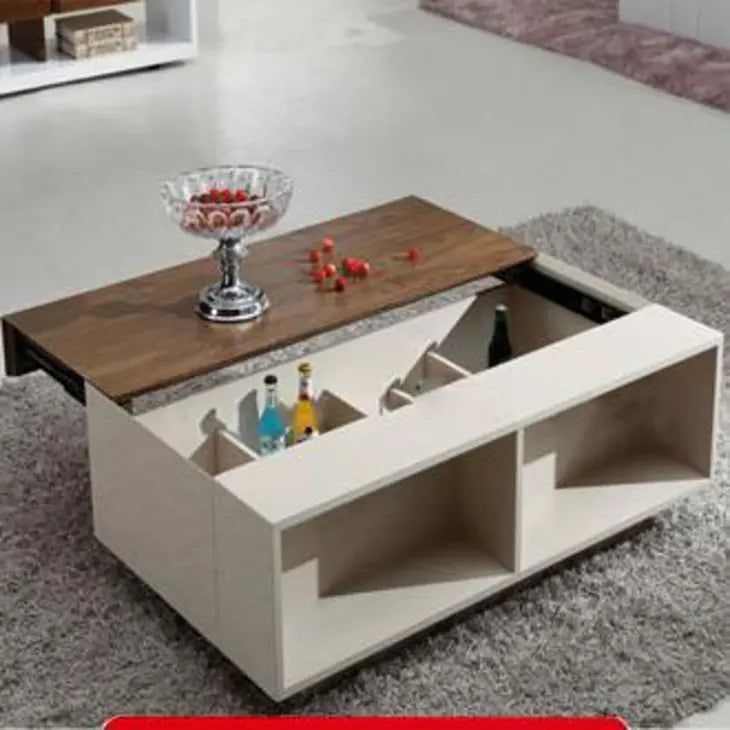 Buy EleganceScape - Luxury Coffee Table in White & Brown  online on doorpey.com Get other furniture and home decor items delivered to your door. Cash on delivery and nation-wide delivery available