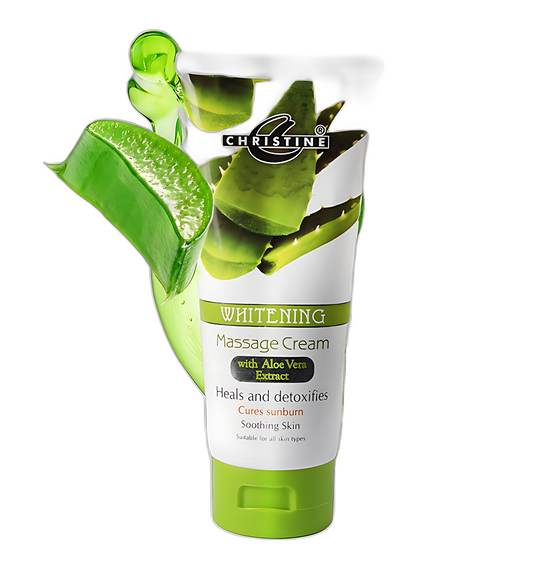 Christine Whitening Massage Cream (Aloe Vera Extracts)