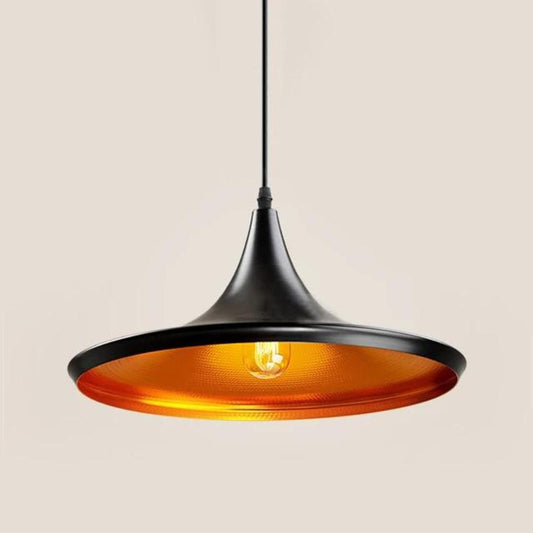 Buy Black and Gold Conical Hanging Light
online on Doorpey.com. Explore our wide range of hanging lights, wall mounted lights, ceiling lights, pendant lights and many other lights for home and office use.