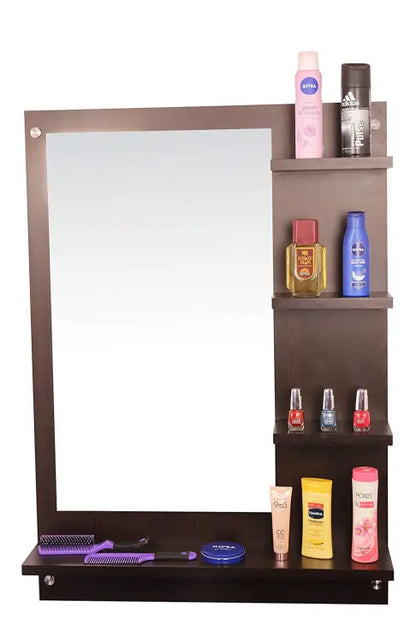 Agatha Wall Dressing Mirror With Shelves