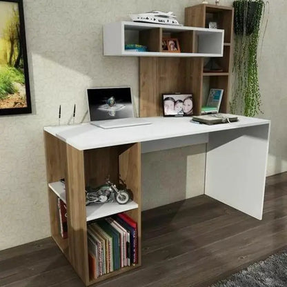 Buy SmartStudy - Versatile Home Office Desk with Book Shelves  online on doorpey.com Get other furniture and home decor items delivered to your door. Cash on delivery and nation-wide delivery available