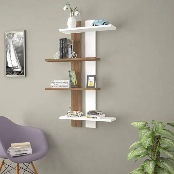 Buy Elevate Decor Floating Wall Shelf | Stylish Display Shelf for Your Home  online on doorpey.com Get other furniture and home decor items delivered to your door. Cash on delivery and nation-wide delivery available