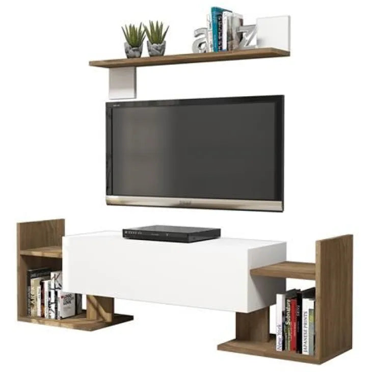 Buy VistaWall - Contemporary Media Wall TV Stand | Entertainment Center  online on doorpey.com Get other furniture and home decor items delivered to your door. Cash on delivery and nation-wide delivery available